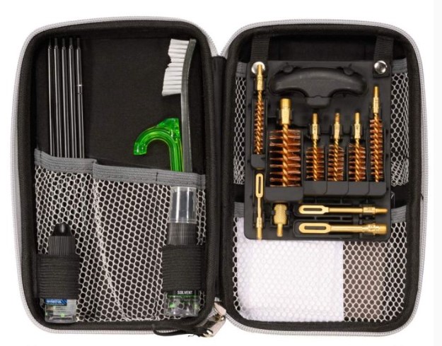 BREAKTHROUGH EVA CASE - STAINLESS STEEL ROD CLEANING KIT (.22 CAL THRU 12 GAUGE) - BLACK WITH GRAY TRIM BT-LEVA-U - Win Repeating Arms Promotion